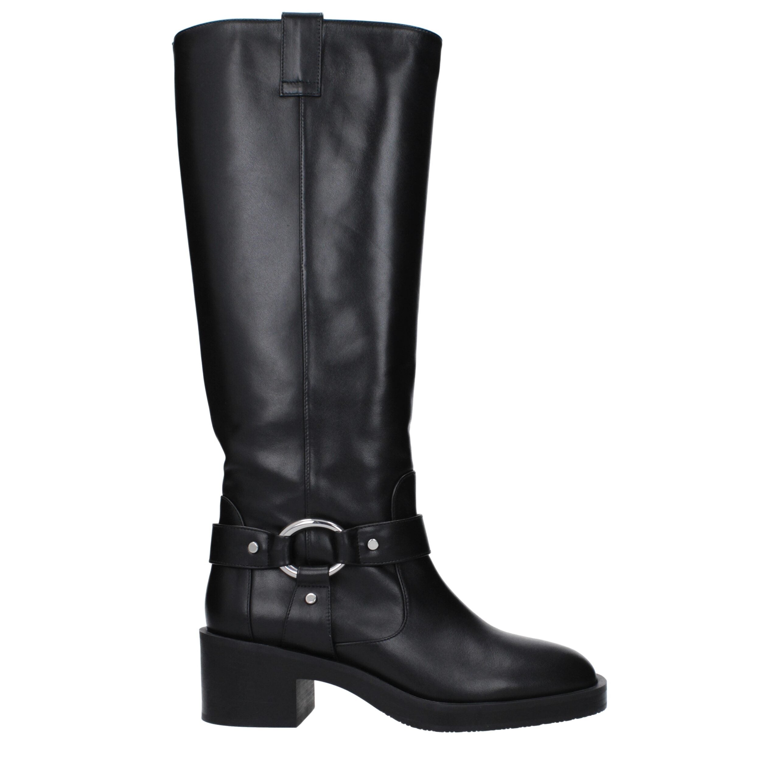 Stuart Weitzman Black Leather Boot